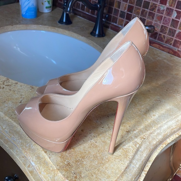 Christian Louboutin lady peep heels - Picture 12 of 14